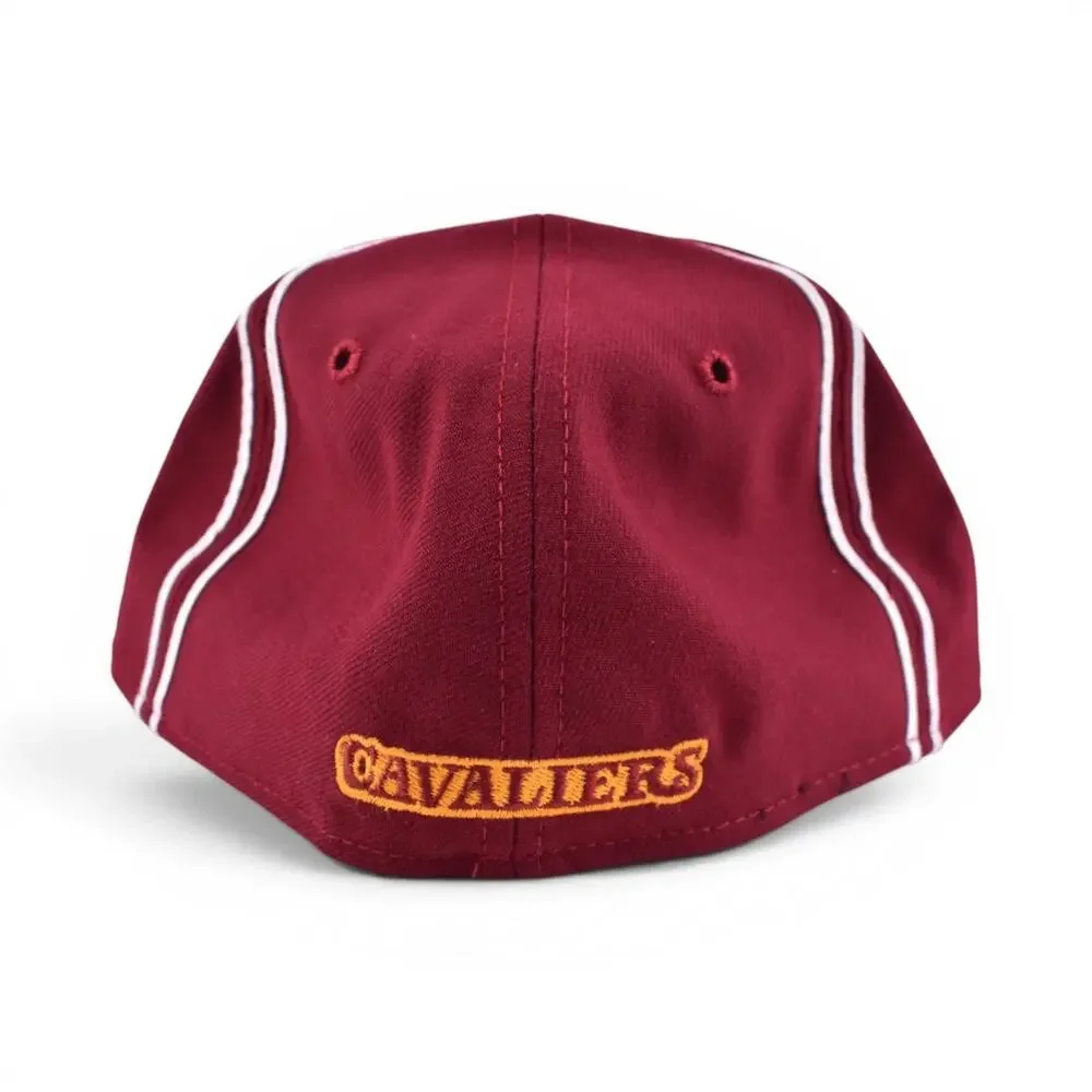 New Era Cleveland Cavaliers Maroon Fitted Cap, Size 7 1/4